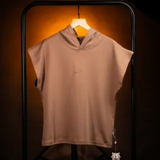 بسته ۴ عددی تیدا ؛ وست کلاه دار NIKE دو‌رو پنبه قهوه ای