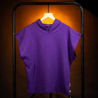 بسته ۴ عددی تیدا ؛ وست کلاه دار NIKE دو‌رو پنبه بنفش