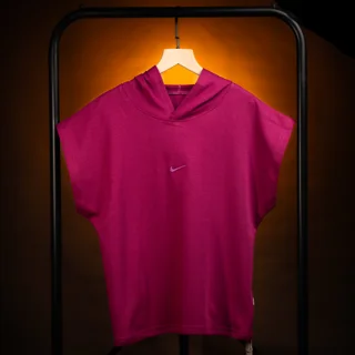 بسته ۴ عددی تیدا ؛ وست کلاه دار NIKE دو‌رو پنبه ارغوانی