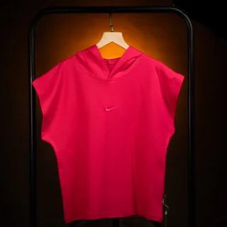 بسته ۴ عددی تیدا ؛ وست کلاه دار NIKE دو‌رو پنبه سرخابی