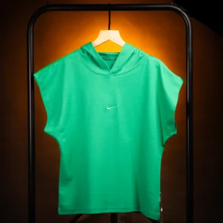 بسته ۴ عددی تیدا ؛ وست کلاه دار NIKE دو‌رو پنبه سبز بنتونی