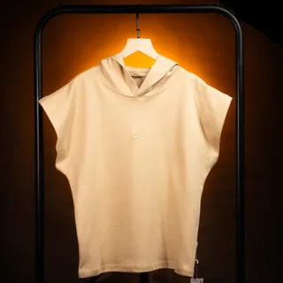 بسته ۴ عددی تیدا ؛ وست کلاه دار NIKE دو‌رو پنبه نسکافه ای