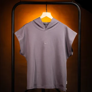 بسته ۴ عددی تیدا ؛ وست کلاه دار NIKE دو‌رو پنبه طوسی