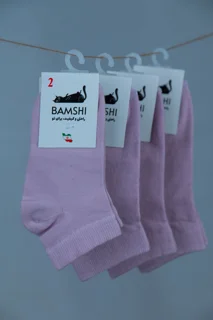 بسته 12 عددی جوراب پنبه مچی دیارا بچه گانه بامشی رنگ کرم