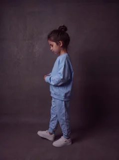 بسته ۴ عددی دورس شلوار جیب دار دو نخ پنبه ۳۰ سوران رنگ آبی آسمانی کد ۰۰۱۱۱