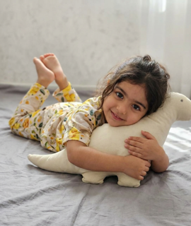 بسته ۴ عددی سوجان طرح خرس و گلبرگ زرد